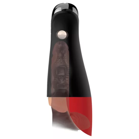 PDX Elite Fuck-O-Mat Pro XL - masturbateur vibrant à succion stimulée (noir)