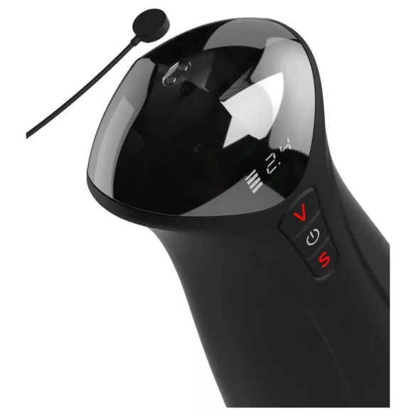 PDX Elite Fuck-O-Mat Pro XL - masturbateur vibrant à succion stimulée (noir)