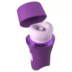   Fantasy For Her Lush Kiss Plush - stimulateur clitoridien succion et langue (violet)