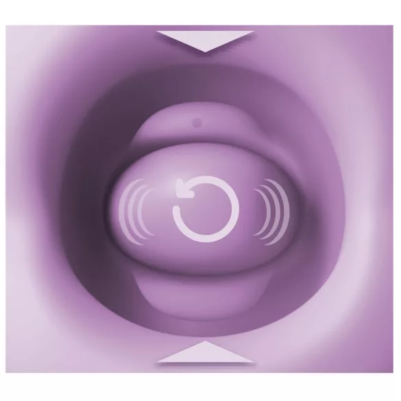Fantasy For Her Lush Kiss Plush - stimulateur clitoridien succion et langue (violet)