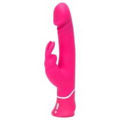   Happyrabbit Dual Density - vibromasseur waterproof avec stimulateur clitoridien (rose)