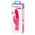 Happyrabbit Double Densité - vibromasseur étanche avec stimulateur rose
