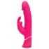 Happyrabbit Double Densité - vibromasseur étanche avec stimulateur rose