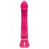 Happyrabbit Double Densité - vibromasseur étanche avec stimulateur rose