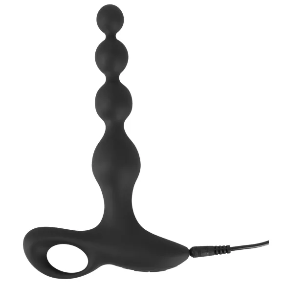 Black Velvets - vibromasseur à perles anales (noir)