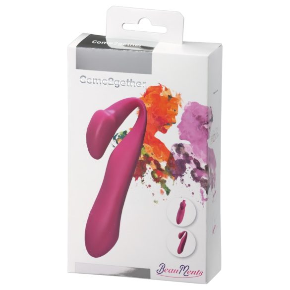 Come2gether - Vibromasseur rose, étanche et rechargeable pour couple