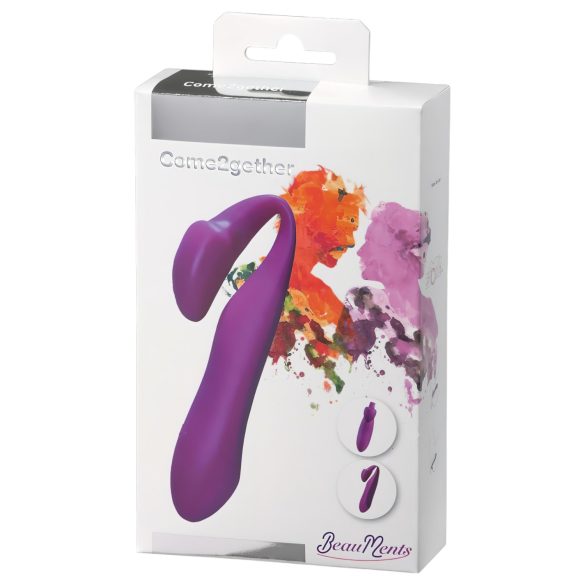 BeauMents Duo étanche - vibromasseur waterproof pour couple (violet)