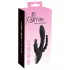 Smile - vibromasseur triple moteur - étanche rechargeable - noir