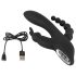 SMILE Triple - Vibromasseur étanche à 3 branches, rechargeable (noir)