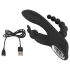 Smile - vibromasseur triple moteur - étanche rechargeable - noir