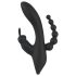 SMILE Triple - Vibromasseur étanche à 3 branches, rechargeable (noir)