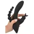 Smile - vibromasseur triple moteur - étanche rechargeable - noir