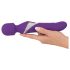 Javida Wand & Pearl - 2en1 vibromasseur massant (violet)