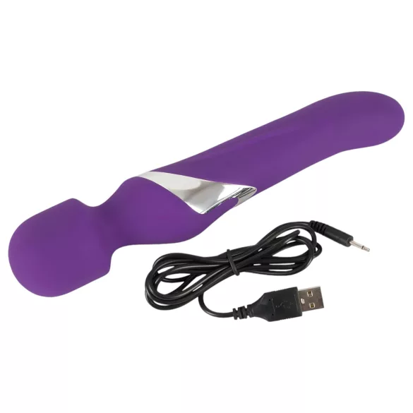 Javida Wand & Pearl - vibromasseur 2en1 - puissant - violet