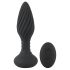 ANOS - Vibromasseur anal à perles rotatives (noir)