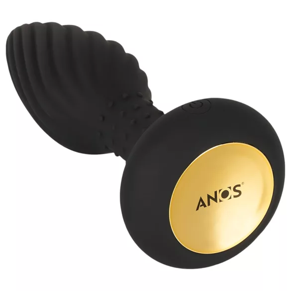 ANOS - vibromasseur anal à perles rotatives - noir