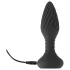 ANOS - vibromasseur anal à perles rotatives - noir