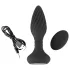 ANOS - vibromasseur anal à perles rotatives - noir