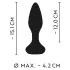 ANOS - vibromasseur anal à perles rotatives - noir