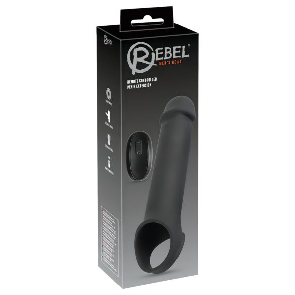 Rebel - gaine vibrante rechargeable (noire)