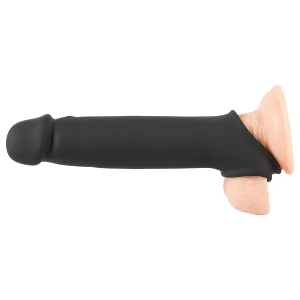 Rebel - gaine pénienne vibrant sans fil rechargeable - silicone noir
