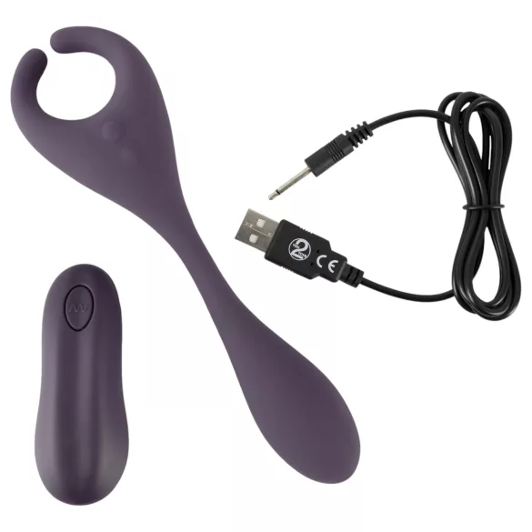 Couples Choice - vibromasseur pour couples avec 2 moteurs - rechargeable violet