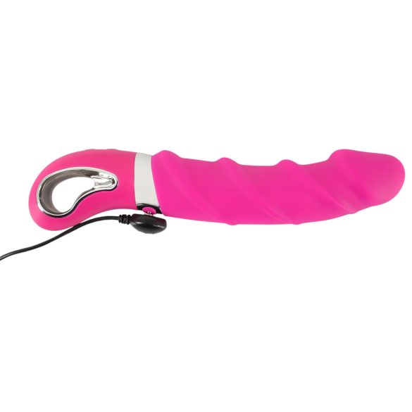SMILE Soft - vibromasseur chauffant rechargeable - silicone rose