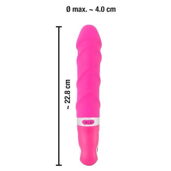 SMILE Soft - vibromasseur chauffant rechargeable - silicone rose