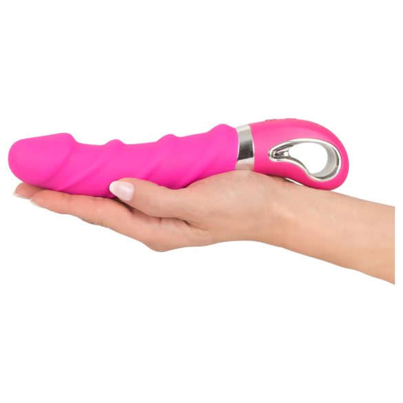SMILE Soft - vibromasseur chauffant rechargeable - silicone rose