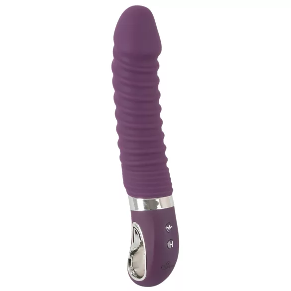 SMILE Soft - vibromasseur chauffant rechargeable - silicone violet