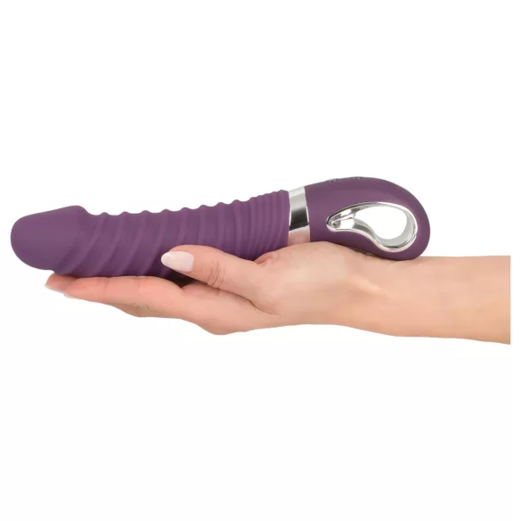 SMILE Soft - vibromasseur chauffant rechargeable - silicone violet