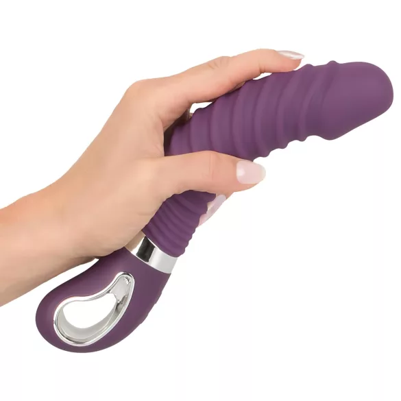 SMILE Soft - vibromasseur chauffant rechargeable - silicone violet