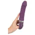 SMILE Soft - vibromasseur chauffant rechargeable - silicone violet