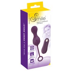   Boules de plaisir SMILE RC - œuf vibrant sans fil rechargeable (violet)