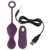 Boules de plaisir SMILE RC - œuf vibrant sans fil rechargeable (violet)