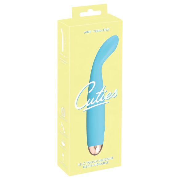 Cuties Mini - vibromasseur rechargeable étanche pour le point G (turquoise)