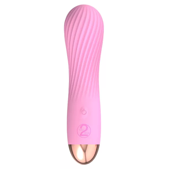 Cuties Mini - vibromasseur spirale rechargeable étanche - rose