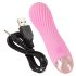 Cuties Mini - vibromasseur spirale étanche & rechargeable (rose)