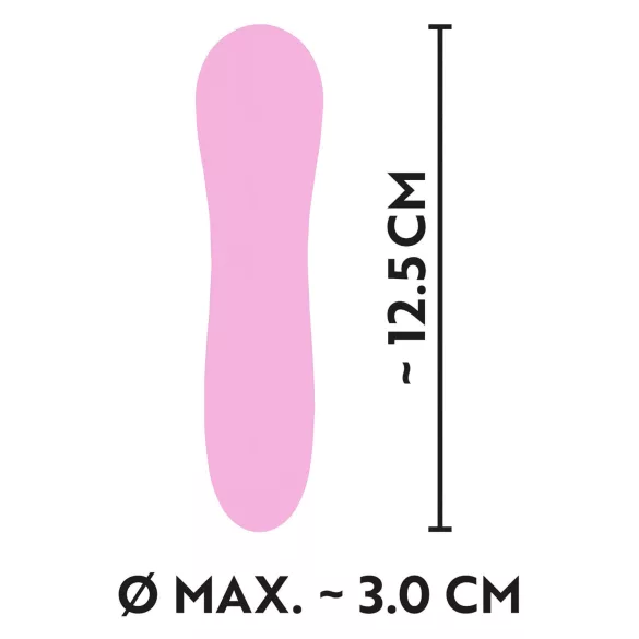 Cuties Mini - vibromasseur spirale rechargeable étanche - rose