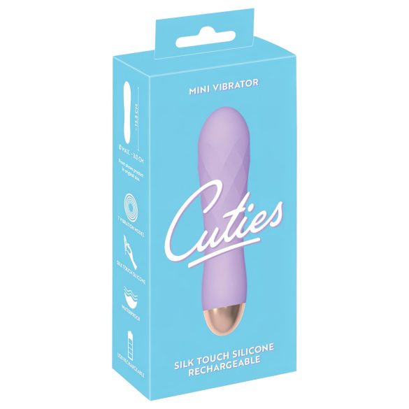 Cuties Mini - vibromasseur à grille, étanche, rechargeable (violet)