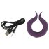 Couples Choice - Anneau pénis double moteur rechargeable (violet)