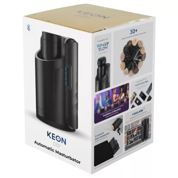 Kiiroo Keon Automatic - Masturbateur interactif pour hommes (noir)