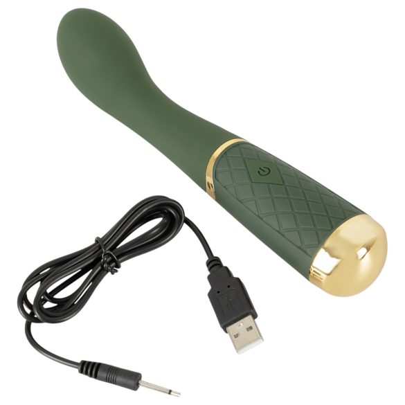 Emerald Love - vibromasseur point G rechargeable étanche - vert