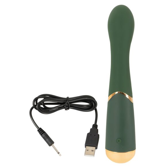 Emerald Love - vibromasseur point G rechargeable étanche - vert