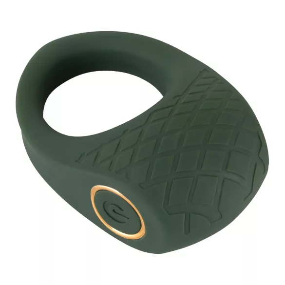 Emerald Love - anneau pénien vibrant rechargeable étanche - silicone vert