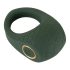 Emerald Love - Anneau vibrant rechargeable étanche (vert)