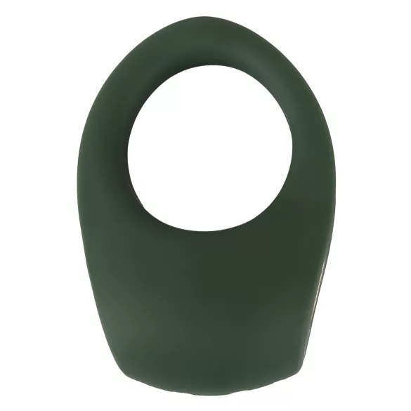 Emerald Love - anneau pénien vibrant rechargeable étanche - silicone vert