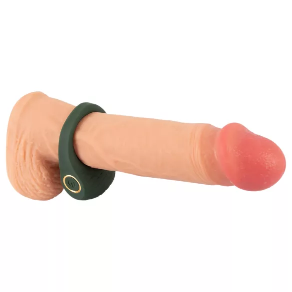 Emerald Love - anneau pénien vibrant rechargeable étanche - silicone vert