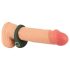 Emerald Love - Anneau vibrant rechargeable étanche (vert)