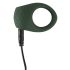 Emerald Love - Anneau vibrant rechargeable étanche (vert)